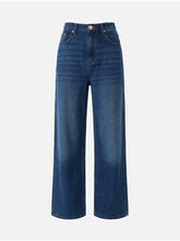 Cargar imagen en el visor de la galería, Dark wash wide-leg jeans
