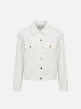 Cargar imagen en el visor de la galería, Denim jacket with beaded detail
