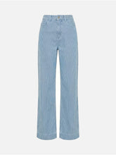 Cargar imagen en el visor de la galería, Wide-leg jeans with crease
